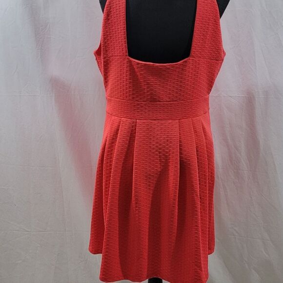 Jessica Simpson Orange Cutout Textured Dress Size 14. #164 - Picture 4 of 10